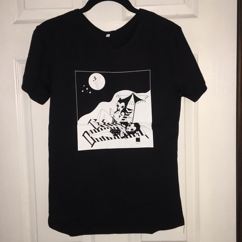 Vintage Vampira Witch Goth Tee - Picture 2 of 4